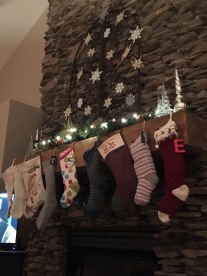 crocheted stockings